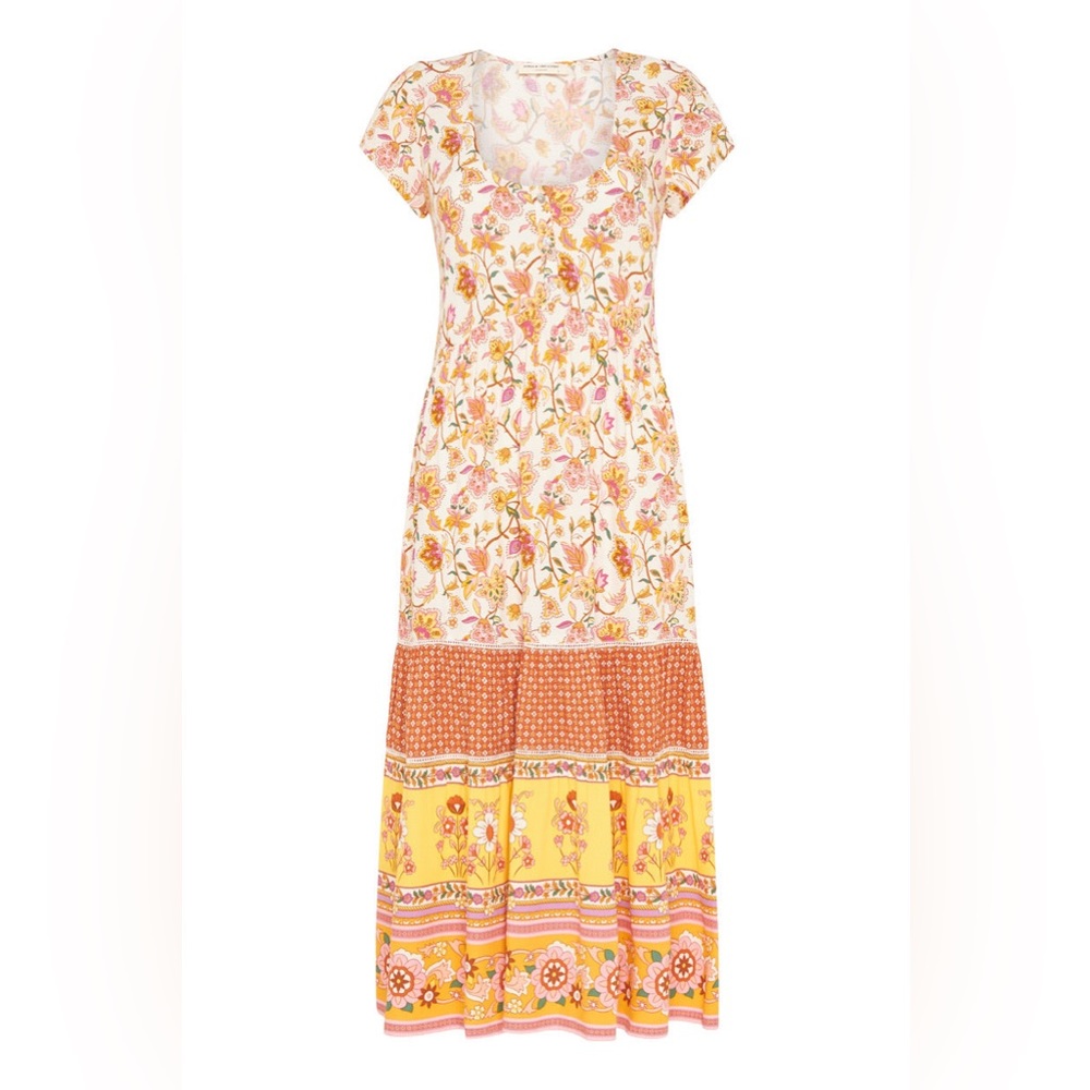 SPELL Portobello Dress Honey Dew